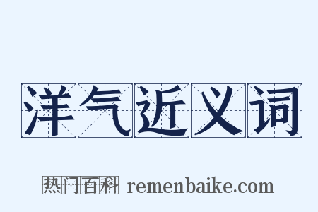 洋气近义词是什么意思的图片